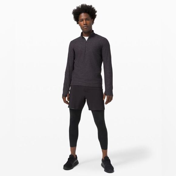 Lululemon Surge Tight 22"‎ Black Nulux Size Medium Mens - Picture 1 of 13